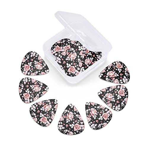 Médiators Guitare 12-Pack Médiators Fleur Rose Pour Guitare Électrique Guitare Acoustique Diverses Guitares - Les Beatles, Paul McCartney, John Lennon, RIngo Starr, George Harrison Médiators Guitare 12-Pack Médiators Fleur Rose Pour Guitare Électrique Guitare Acoustique Diverses Guitares – Image 6