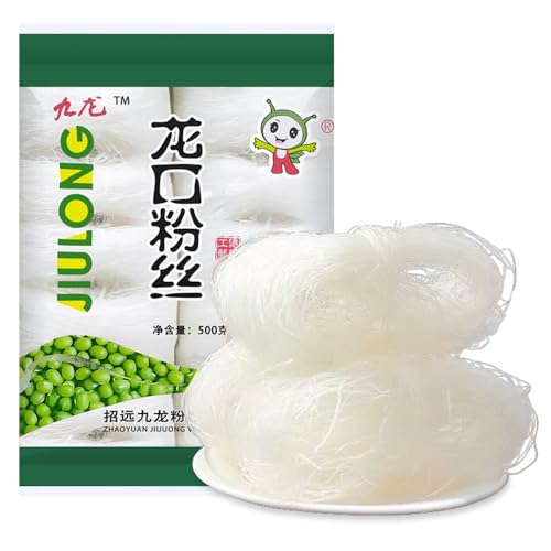 17.64oz Longkou Vermicelli Bean Thread Thin Noodles-Cold Mixed Soup And Other Flavors Glass Noodle-Vermicelli Noodles Smooth And Chewy