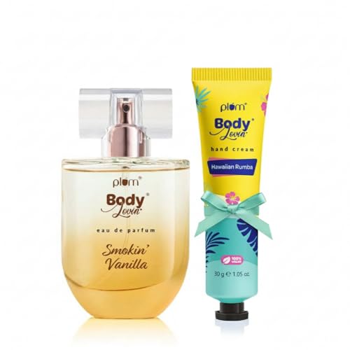Image of Plum BodyLovin' Smokin' Vanilla Eau De Parfum 50 ml + Plum BodyLovin' Hawaiian Rumba Hand Cream - Amazon Code