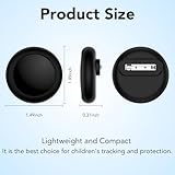 SPGUARD for AirTag Holder for Kids, Air Tag Tracker Device Holder for Kid,Fully Hidden Air Tags-4 Pack for Apple Waterproof with Clip Invisible Pin Airtags for Toddler,Children,Clothing,Backpack - Image 8