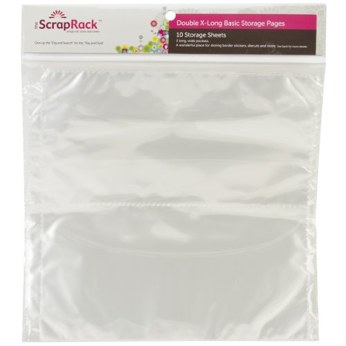 Totally-Tiffany Scrap Rack Basic Storage Pages, XX-Long, 10-Pack
