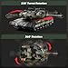 Supdex 1/24 RC Tank That Shoot BBS for Kids -2.4Ghz Remote Control Army Tank with 360° Rotating Turret, Auto Demo, Sound & Light & Smoke, Military Vehicles Model Gift for Boys 6-8