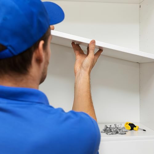 BESTonZON 12Er Metall Schrankregal-Clips Für Aktenschrank Trennschnalle Verstellbare Stahlhalterung Regalklammern Für Büro Und Haushalt