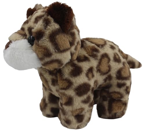 Image of Tickles Cheetah Soft Stuffed Plush Animal Toy for Kids Boys & Girls Birthday Gift (Size: 28 cm Color: Brown)