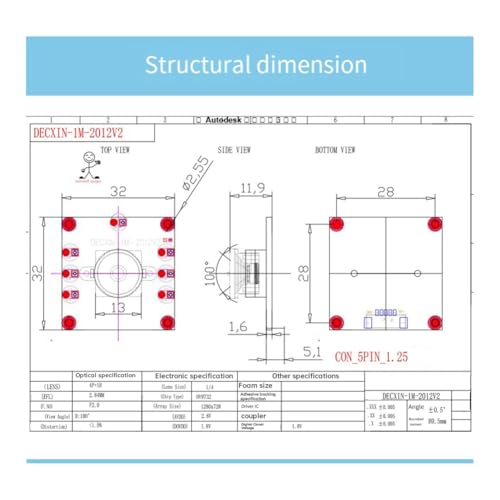 Module caméra USB 732 100° pour optimiser vos visioconférences professionnelles à la maison - 5