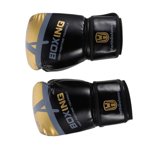 Mitaines de boxe pour hommes avec support poignet en PU pour gym
