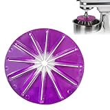 YAYNO Spritzschutz Für 6-Draht-Schneebesen Ausgießschutz Für KitchenAids Wiederverwendbare Standmixer-Aufsätze Rührschüssel-Wischeraufsatz Zubehör Für Handmixer, Einfache Reinigung