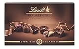 Mit den Lindt Pralinés Noirs in edler Verpackung bieten unsere Schweizer Maîtres Chocolatiers dem verwöhnten Gaumen eine außergewöhnliche Auswahl an unvergleichlichen Pralinen-Spezialitäten
