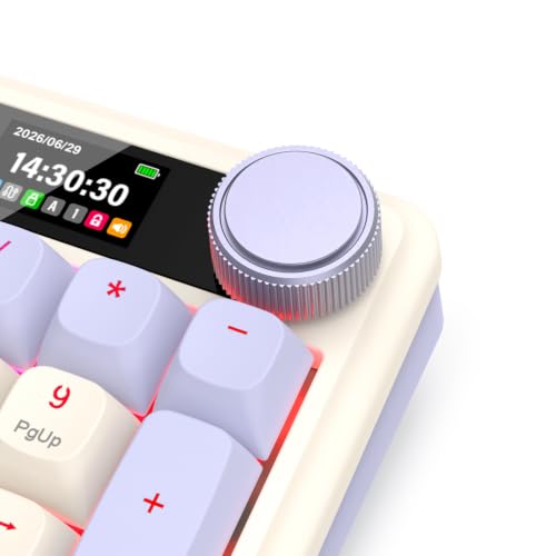 Image of Redragon K768 PRO Wireless 98-Key Gasket Gaming Keyboard, TFT Screen & Knob