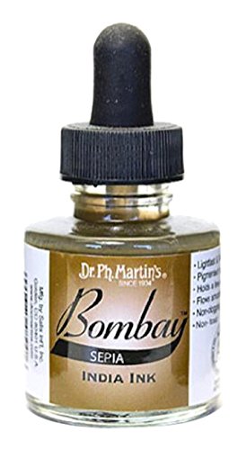 Dr. Ph. Martin's Bombay India Ink, 1.0 oz, Sepia