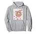 Oso de peluche de fresa Kawaii Aesthetic Vaporwave Sudadera con Capucha