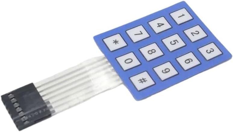 1pcs 3X4 Matrix Keyboard Arduin Array Module 12 Key Membrane Switch Expansion Keypad Panel 3 * 4 Control Microprocessor AVR AUOQKQUT