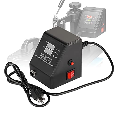 Powlab 1400W "Thermal" Type Heat Press Machine Digital Box Replacement Part For 15X15'' Thermo-Sensitive Heat Transfer Machine With Time/Temperature Controller 32-392°F（Not Included Aviation Cord） #TOP15