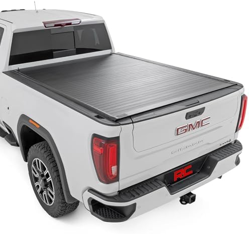 Rough Country Hard Roll-Up Tonneau Cover for Chevy Silverado & GM...
