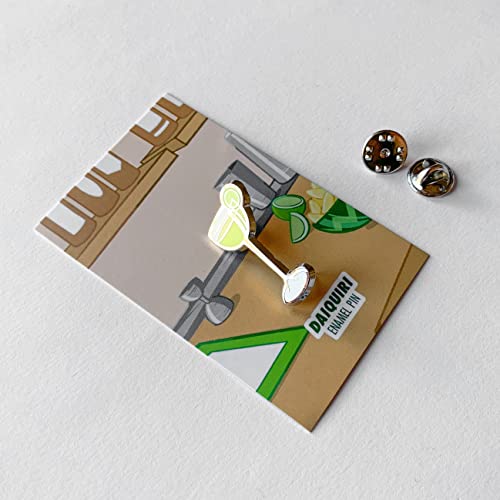 Image of Classic Cocktail Cute Enamel Pins for Bartender Aprons, Jackets, Backpacks and Purses, Shirt and Suit Lapels, Button Badges Brooch Fashion Jewelry