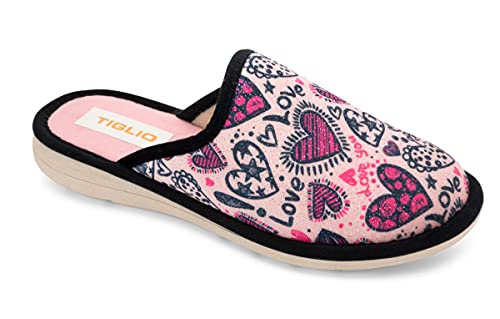 TIGLIO PANTOFOLE CIABATTE INVERNALI DONNA 2586