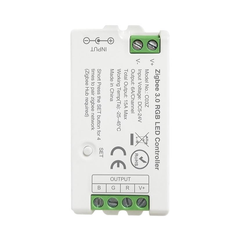 Controlador RGB de tira LED Zigbee 3.0 C03Z 4PIN miniatura 1