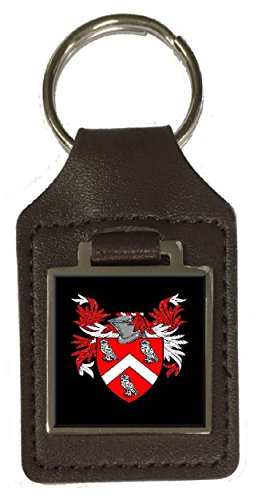 Porte-clé en cuir gravé Hewitt Heraldry accessoire de maroquinerie pour homme et femme