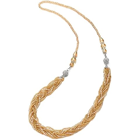 COOLSTEELANDBEYOND Champagne Gold Necklace Cover