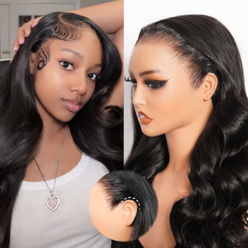 Megalook hair Glueless Wigs Human Hair Pre Plucked Pre Cut