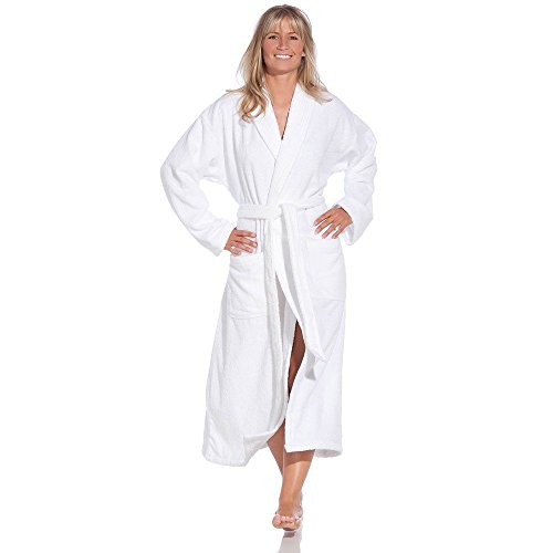 Preisvergleich Produktbild Vossen Bademantel, Caribbean Feeling Collection, 1616074446, Unisex, Baumwolle, weiß, L / XL