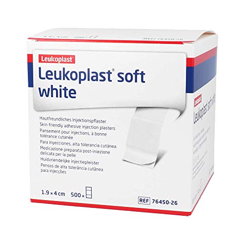 Leukoplast Soft White 19 x 40 mm boîte de 500 pièces pour soins quotidiens