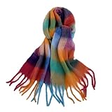Photo Gallery sciarpa invernale da donna, a righe, xxl, con frange, ideale come regalo di natale, per donne, familiari e amici, 210 x 40 cm, 4, 210x40cm Photo Gallery sciarpa invernale da donna, a righe, xxl, con frange, ideale come regalo di natale, per donne, familiari e amici, 210 x 40 cm, 4, 210x40cm