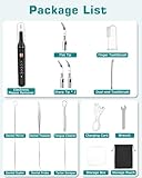Petbank Electric Dog Plaque Remover with LED Light & 5 Modes, USB Rechargeable 12+1 Pack Dog Teeth Cleaning Kit for Dogs/Puppies - Includes Dental Scaler & Finger Toothbrush, Black - Image 5