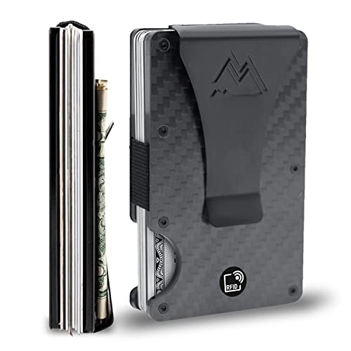 6. Mens Slim Wallet With Money Clip Front Pocket