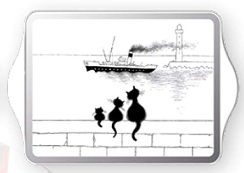 PETIT PLATEAU METALLIQUE COLLECTION LES CHATS DUBOUT LE BATEAU Cover