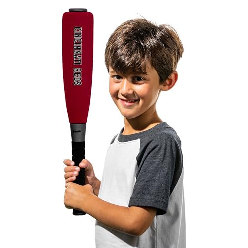 Image of Franklin Sports Boston Red Sox Foam Bat & Ball Set - 21 inch Soft Jumbo Team Baseball Bat and Ball Team Logo - MLB Official Licensed Product