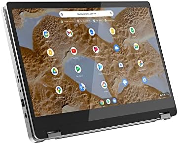 Lenovo IdeaPad Flex 3 15.6 Inch Touch Full HD Chromebook, Intel Pentium, 8GB RAM, 128GB SSD, Chrome OS - Arctic Grey Laptop
