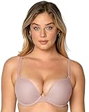 Smart & Sexy Women's Maximum Cleavage Underwire Push Up Bra Bark 38B