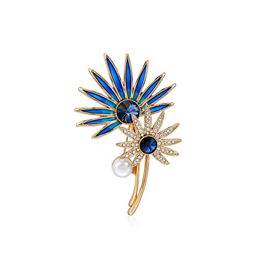Broche en cristal scintillant pour illuminer une robe de soirée élégante