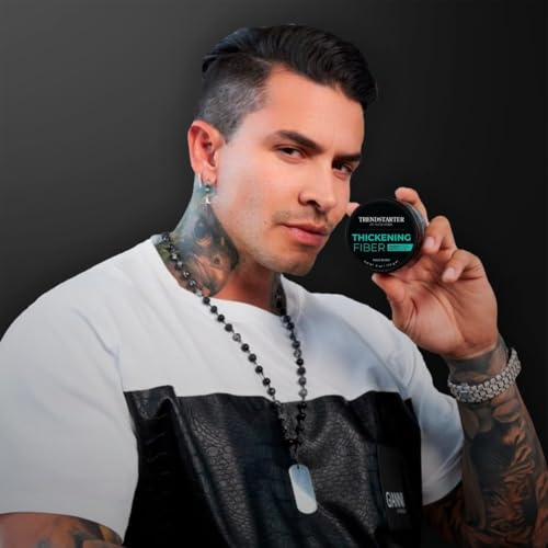 Image of TRENDSTARTER - THICKENING FIBER (4oz) (PACK of 2) - Medium Hold - Matte Finish - Premium Hair Thickening Clay Pomade - Water-Based - All-Day Hold Styling Product