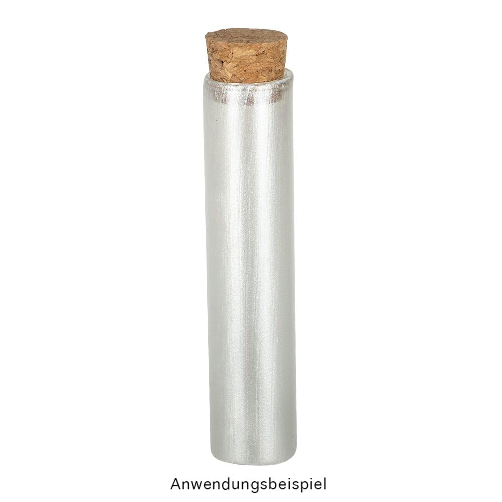 Ideen mit Herz Royal Flash - Colore per vetro, metallizzato, con particelle glitterate, 50 ml (bianco)
