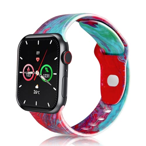 Silicone-Sport-Bands-Compatible-with-Smart-Watch-Band-Soft-Silicone-Waterproof-Strap-Suitable-for-i-Watch-Apple-Watch-Series-9-8-7-6-5-4-3-2-1-SE-Women-Men 41EYj80seYL