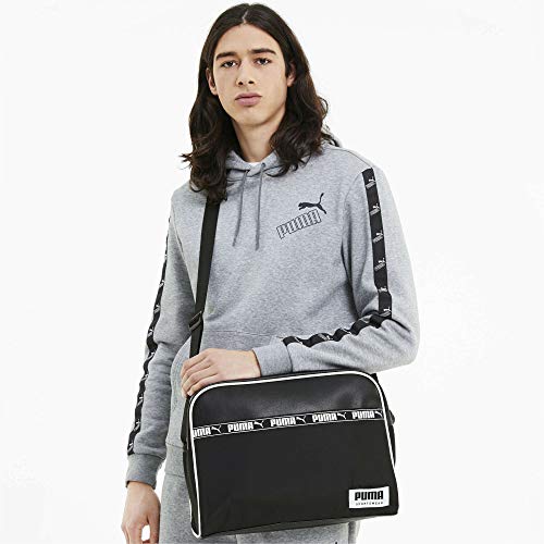 Bolso bandolera PUMA Campus Reporter retro con correa ajustable 2