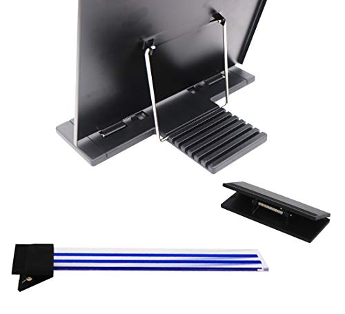 Desktop Document Holder With Adjustable Clip 7 Adjustable Positions Metal Book Copy Stand Holder For Typing Cross Stitching #TOP3