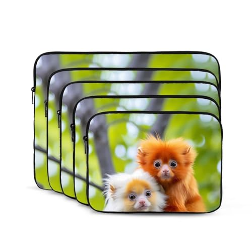 Dumb Monkey Laptop Sleeve Case 15 Inch Suitable For Notebook Computer Tablet Traveling Carrying Simple Case2