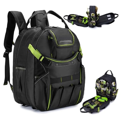 Heavy Duty Waterproof Tool Backpack Organizer