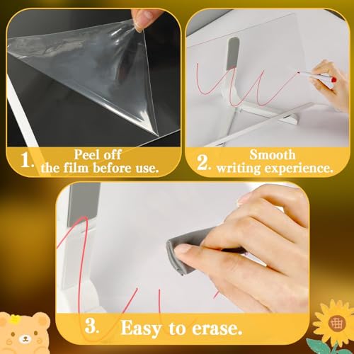 MOUNTCLIM LED Note Board with Colors 12"x 8" Glow Acrylic Dry Erase Board by MOUNTCLIM - Image 4