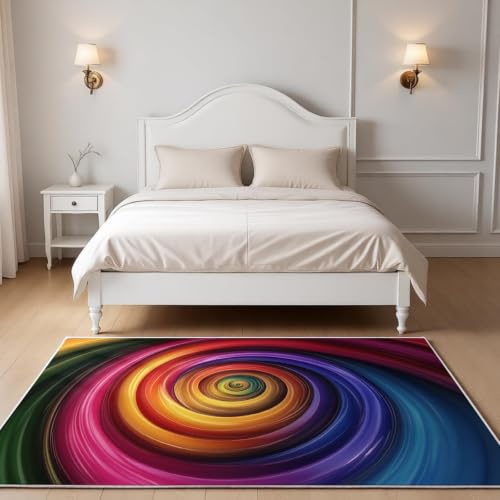 Tapis de salon lavable et doux résolvant les problèmes de glisse - 3