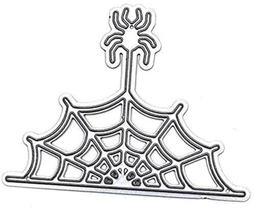 XinYiC Matrices de découpe en métal - Motif toile d'araignée - Outil de gaufrage pour la fabrication de cartes, le scrapbooking, l'album photo Cover