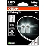 OSRAM LEDriving SL, ≜ W5W, White 6000K, Double Blister (2 lamps), LED Retrofit, offroad use only