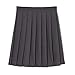 French Toast  Girls' Pleated Skirt, Heather Gray, 7,Big Girls