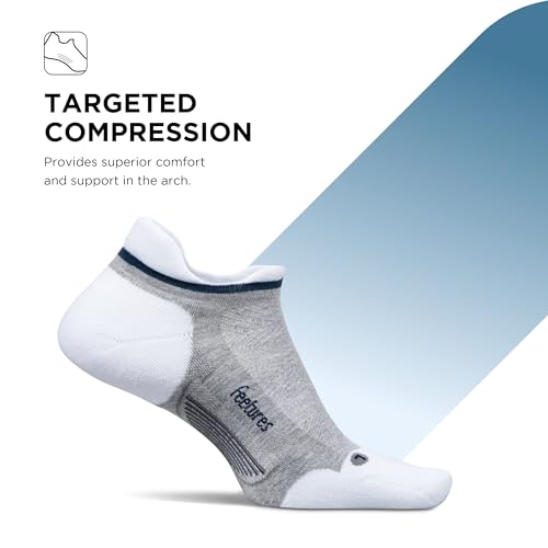 Image of Feetures Elite Golf Max Cushion Tab Ankle Socks - Sport Sock with Targeted Compression