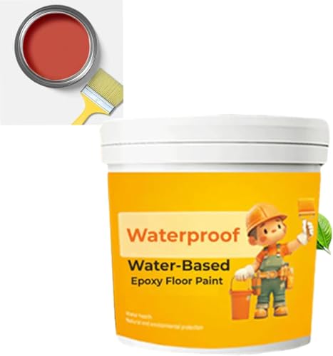 COLZYTLI Waterproof Water-Based Epoxy Floor Paint 300g Quick-Dry Floor Paint Garage Floor Paint Anti-Slip Concrete Floor Paint for Both Indoorand Outdoor Surfaces