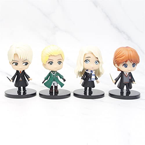Image of AUGEN Harry Potter Set of 12 Action Figure Limited Edition for Car Dashboard, Decoration, Cake, Office Desk & Study Table (8.5cm)(Pack of 12)