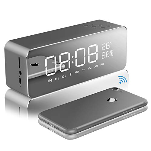 portable speaker with clock
